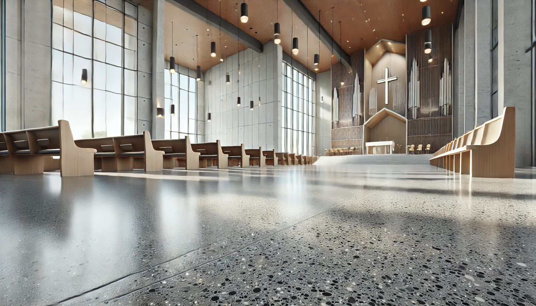 Worship Coated Concrete Flooring